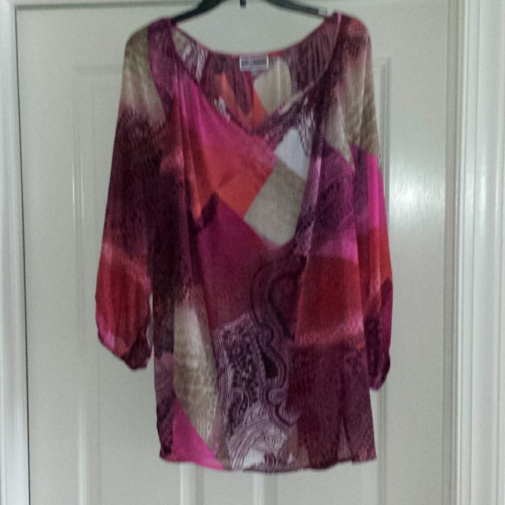 NWOT JM Collection blouse - Picture 2 of 8